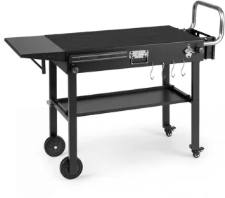 Buitenkeuken bbq-trolley zwart
