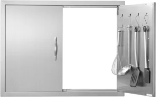 Buitenkeuken deur