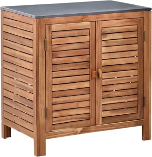 Buitenkeuken kast bruin