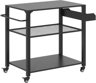 Buitenkeuken op wielen bbq trolley