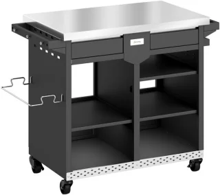 Buitenkeuken op wielen – BBQ Trolley