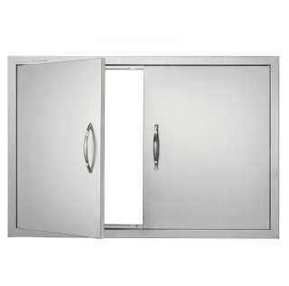 De Buitenkeuken Toegangsdeur Dubbele Inbouwdeur RVS 88,9 x 61 cm in één oogopslag