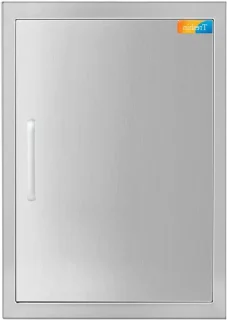 Buitenkeukendeur RVS 17" x 24" Zilver