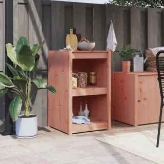 Buitenkeukenkast 55x55x92 cm houtkleurig