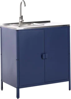 Buitenkeukenkast Blauw