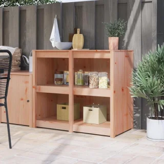 Buitenkeukenkast van douglas hout 106x55x92 cm