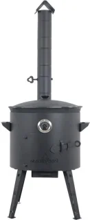 Buitenoven Kazan set 40 cm zwart
