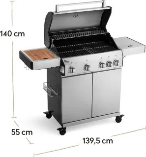 Burnhard Big FRED Deluxe Gas BBQ 4 Branders