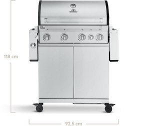 Wat vinden we goed aan de BURNHARD® Big FRED Deluxe Series 3 - 4-branders gasbarbecue