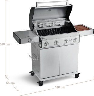 Wat vinden we goed aan de BURNHARD Big FRED Deluxe Series 3 gasbarbecue