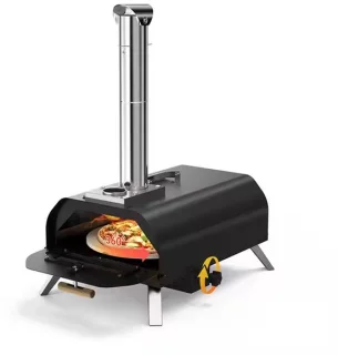 Burnic Prato pizzaoven houtgestookt 33 cm draagbaar