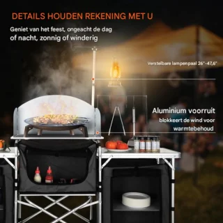 Camping Buitenkeukenkast Compact Tuinkast