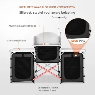Camping Buitenkeukenkast Compact Tuinkast