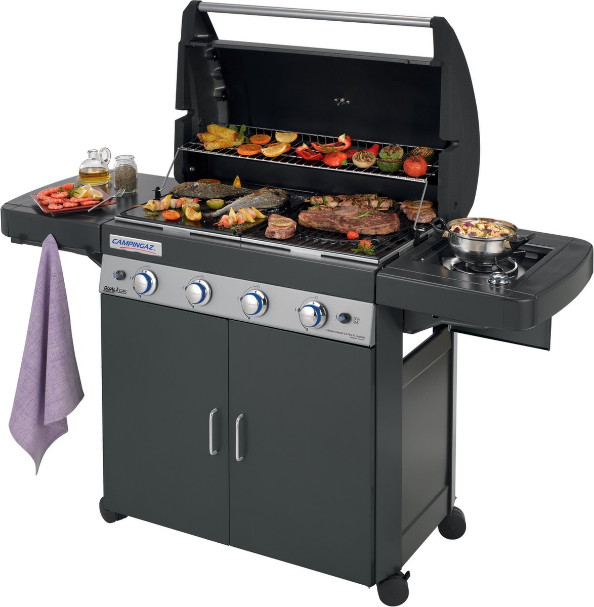 Wat vinden we goed aan de Campingaz 4 Series Classic LS Plus Gasbarbecue Zwart