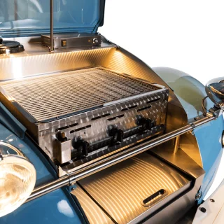 CARBECUE Citroën 2CV Grill Pastelblauw