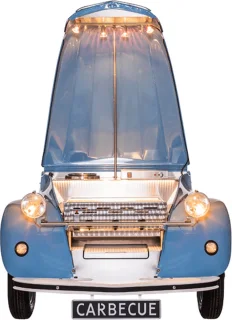 CARBECUE Citroën 2CV Grill Pastelblauw