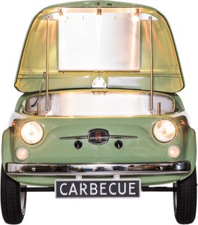 Carbecue Fiat 500 Grill Vaalgroen