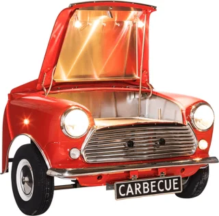 Carbecue Mini Cooper Fire Red Grill