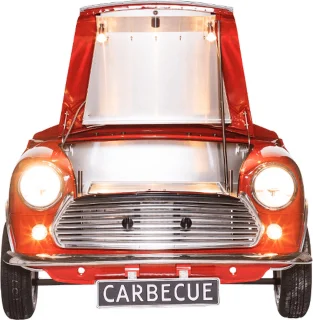 Carbecue Mini Cooper Fire Red Grill