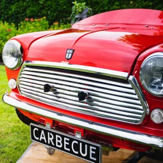Carbecue Mini Cooper Fire Red Grill