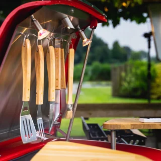 Carbecue Mini Cooper Fire Red Grill