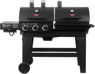 Char-Griller Double Play: Gas en Houtskool in Eén Grill