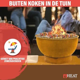Compacte Buitenkeuken op Wielen