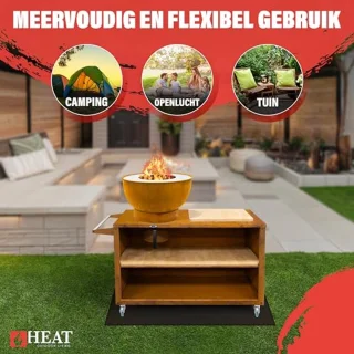 Compacte Buitenkeuken op wielen