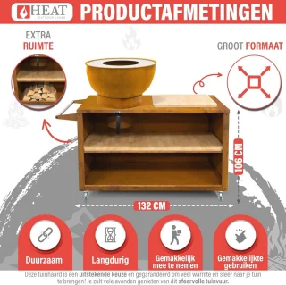 Compacte Mobiele Buitenkeuken