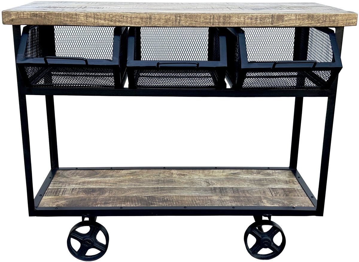 De Deco4yourhome Trolley BBQ Tafel 110cm in één oogopslag
