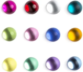 Decoratieve knoppen van nylon, 12 stuks