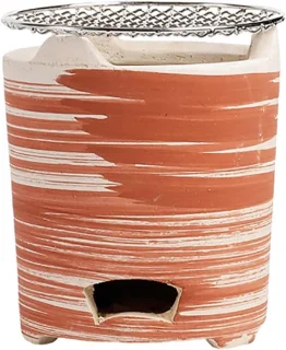 Draagbare houtskoolgrill