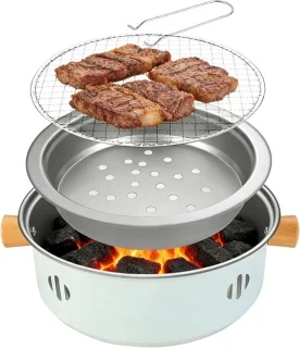 Draagbare mini BBQ grill