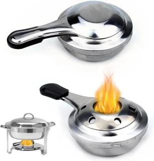 Draagbare Mini RVS Alcoholbrander Set