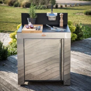Eno Modulo werktafel inox HPL 80 cm
