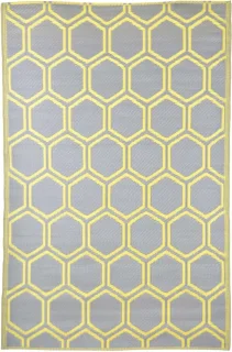 Esschert Design Buitenkleed Honingraat 182x122 cm
