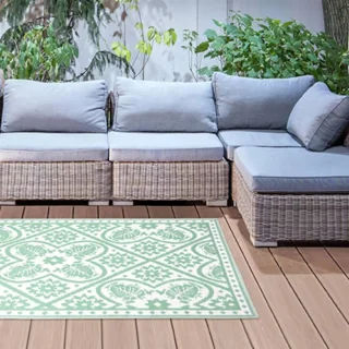 Esschert Design Buitenkleed Honingraat 182x122 cm
