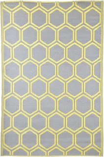 Esschert Design Buitenkleed Honingraat 182x122 cm