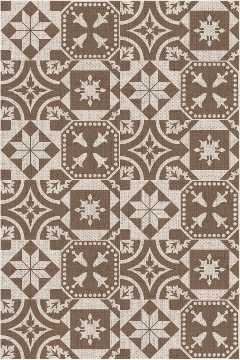 De Esschert Design Buitenkleed Portugese Tegels 182x122 cm in één oogopslag