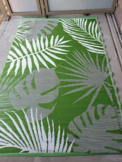 Esschert Design Jungle Leaves tuintapijt 240x150 cm