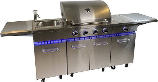 FireCuisine RVS gasbarbecue 4 branders review