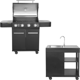 FYRA Modulaire Buitenkeuken 4 Branders