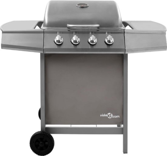 Gasbarbecue 4 Branders Zilver review