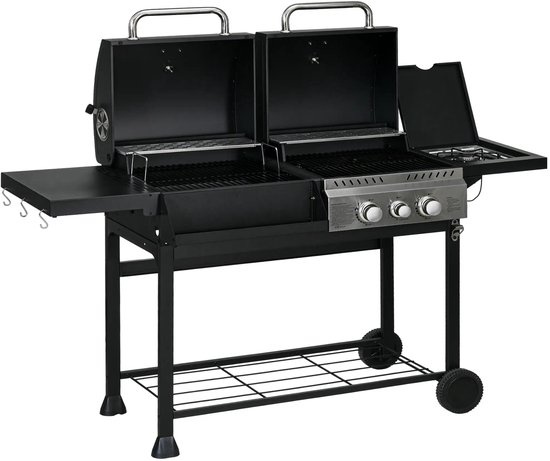 Gasbarbecue 5 branders zwart/zilver review