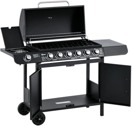 Gasbarbecue 7 Branders Zwart review