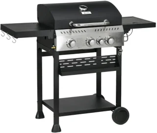 De Gasbarbecue Grillwagen - Zwart in één oogopslag