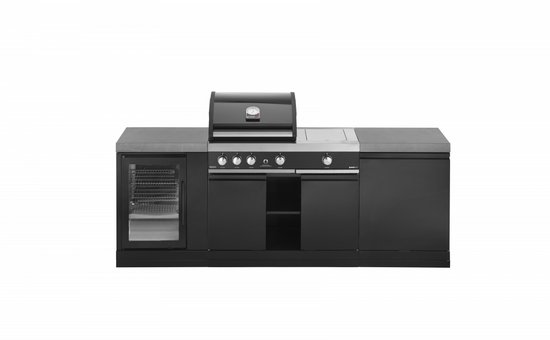 Grandhall 230 Buitenkeuken met Koelkast en Werkbladen review