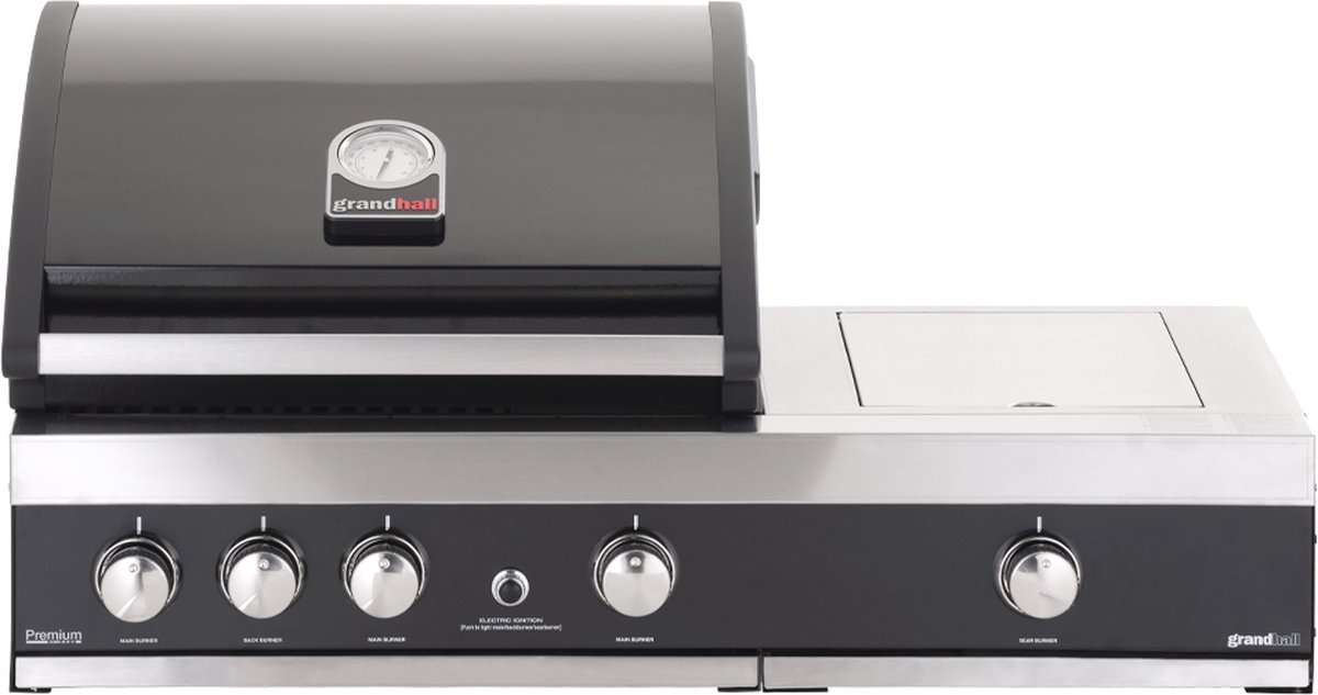 De Grandhall Premium G3 PLUS Inbouw Gasbarbecue 5 Branders in één oogopslag