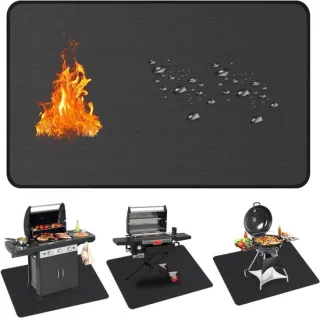 Grillmat voor buiten 132 x 193 cm