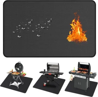 Grillmat voor buiten 132 x 193 cm